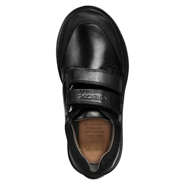 Geox Boys Läder Riddock Touch Fastening Sko 5 UK Svart Black 5 UK