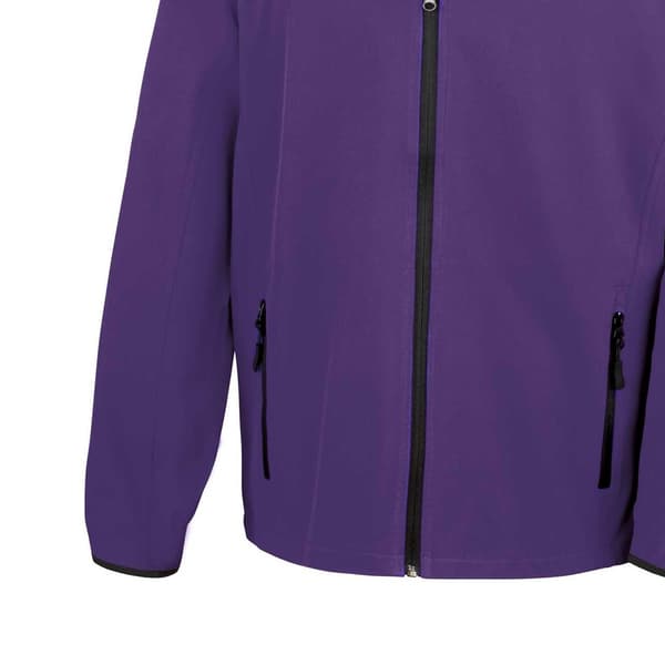 Result Core Printable Softshelljacka för Herr S Lila / Svart Purple / Black S