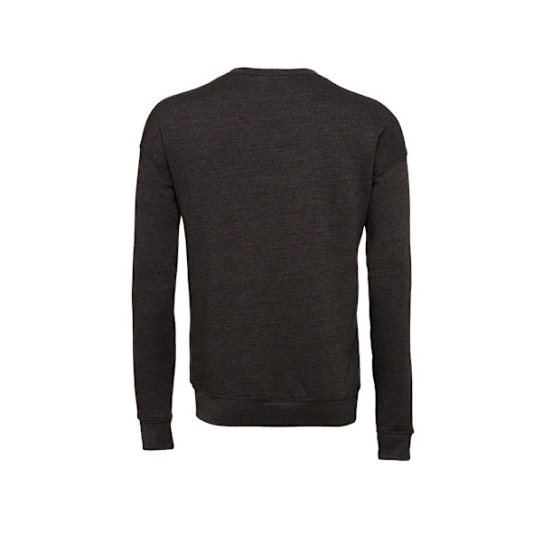 Bella + Canvas Unisex Vuxen Fleece Drop Shoulder Sweatshirt M D Dark Grey Heather M
