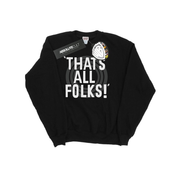 Looney Tunes Dam/Dam That´s All Folks Text Sweatshirt XL Black XL