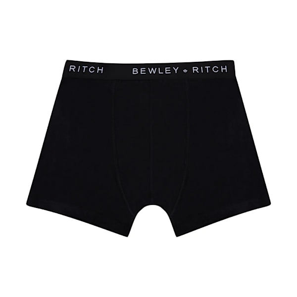 Bewley & Ritch Domoch herrboxershorts (3-pack) S grå/vit Grey/White/Black S