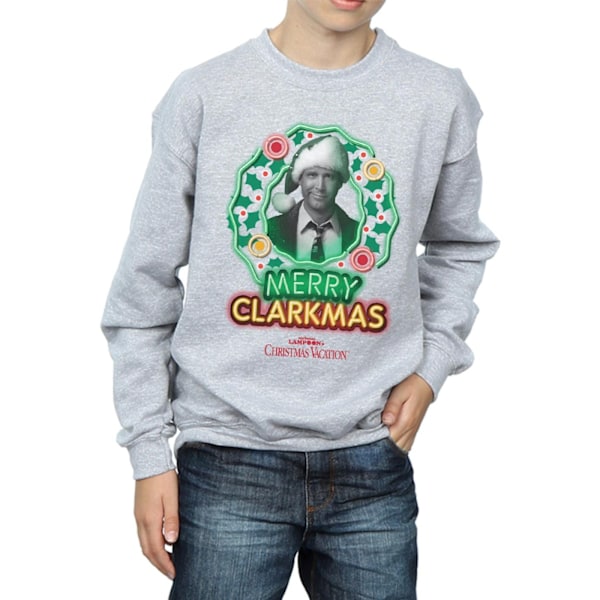 National Lampoon's Christmas Vacation Boys Greyscale Clarkmas S Sports Grey 9-11 Years