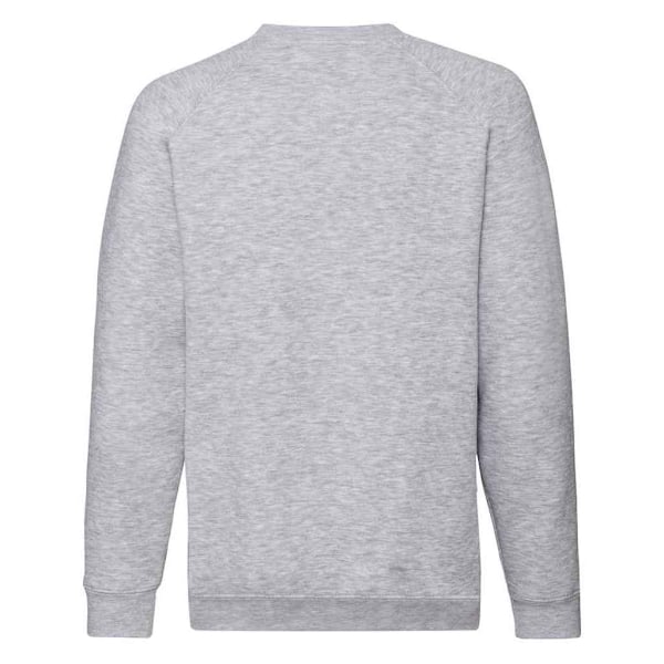 Fruit of the Loom Barn/Barn Premium Heather Raglan Sweatshirt 3-4 år Heather Grey Heather Grey 3-4 Years