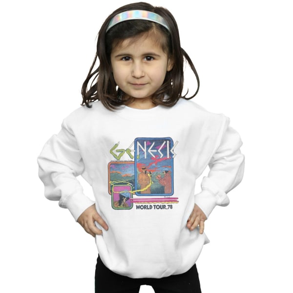 Genesis Girls World Tour 78 Sweatshirt 9-11 år Vit White 9-11 Years