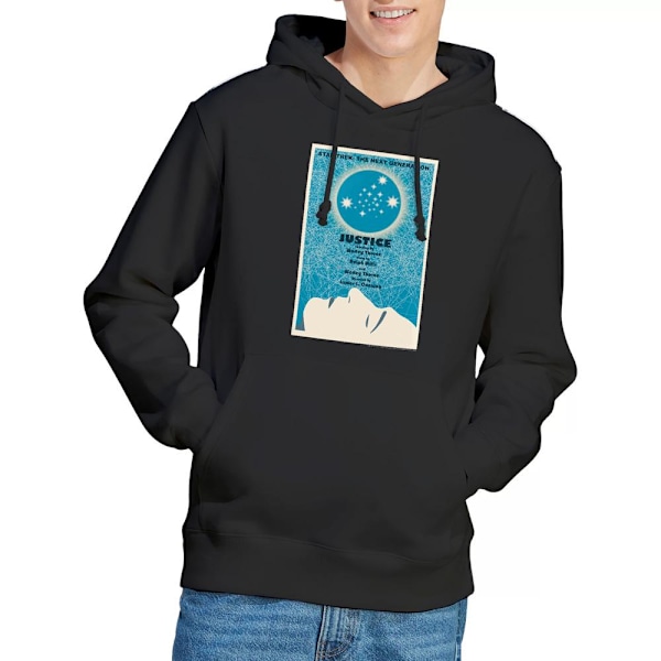 Star Trek Herr The Next Generation Säsong 1 Avsnitt 8 Hoodie L Black L