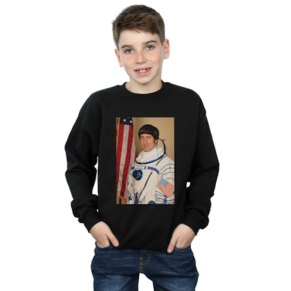 The Big Bang Theory Boys Howard Wolowitz Rocket Man Sweatshirt Black 9-11 Years