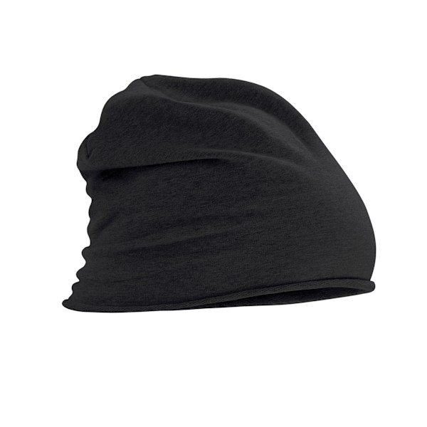 Beechfield Unisex Jersey Beanie One Size Svart Black One Size