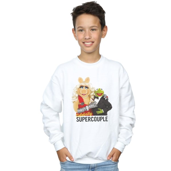 Disney Pojkar The Muppets Kändis Superpar Tröja 7-8 År White 7-8 Years
