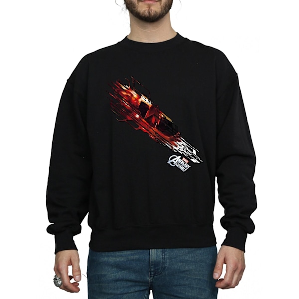 Marvel Iron Man Shooting Burst Sweatshirt M Svart Black M