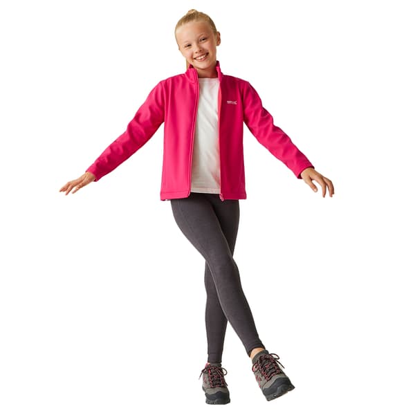 Regatta Cera Softshelljacka för Barn/Ungdomar 11-12 År Rosa Pink Potion 11-12 Years