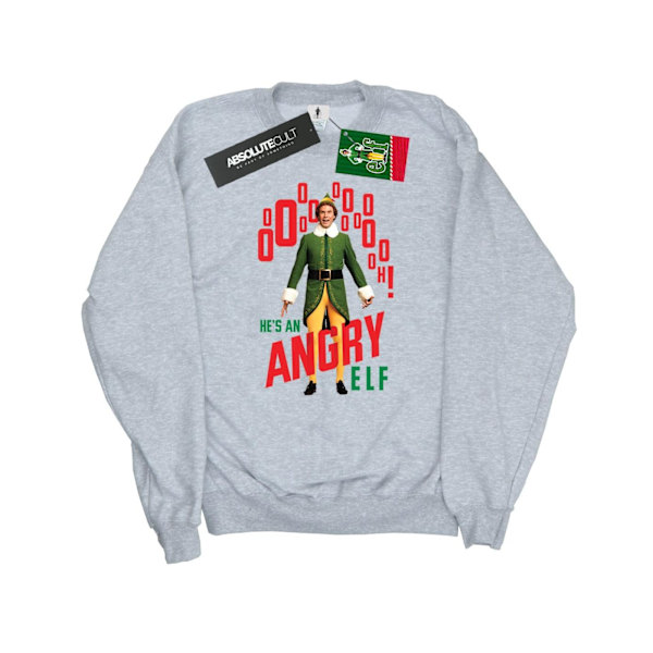 Elf Herr Angry Elf Sweatshirt XL Sports Grey Sports Grey XL