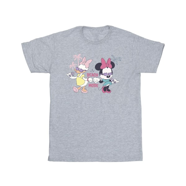 Disney Girls Minnie Daisy Beach Mode Bomull T-shirt 5-6 år S Sports Grey 5-6 Years