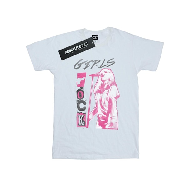 Debbie Harry Girls Girls Rock Bomull T-shirt 9-11 år Vit White 9-11 Years