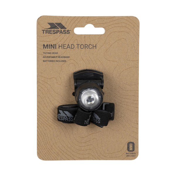 Trespass Flasher Ultra Light LED pannlampa One Size Black Black One Size