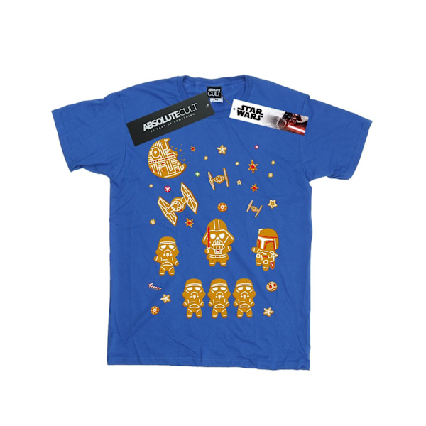 Star Wars Dam/Damer Gingerbread Empire Bomull Boyfriend T-shirt M Royal Blue Royal Blue M