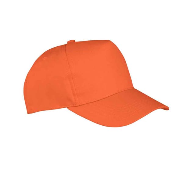 Result Headwear Barn/Barn Boston 5 Panel Baseball Cap One Orange One Size
