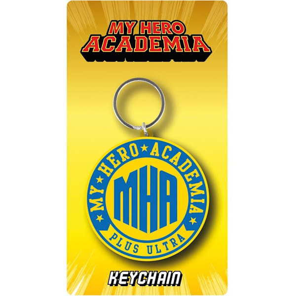 My Hero Academia PVC-nyckelring One Size Gul/Blå Yellow/Blue One Size