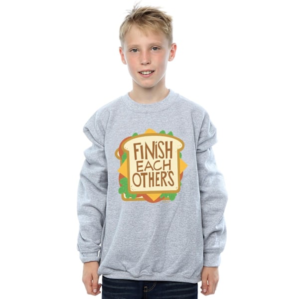 Disney Boys Wreck It Ralph Anna´s tröja Sweatshirt 7-8 år Sports Grey Sports Grey 7-8 Years
