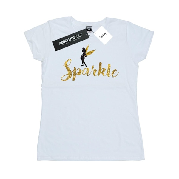 Disney Dam/Damer Princess Tinker Bell Sparkle Time Bomull T White M
