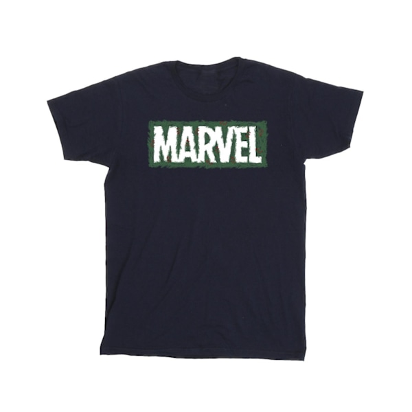 Marvel Girls Holly Logo Bomull T-shirt 12-13 år Marinblå Navy Blue 12-13 Years