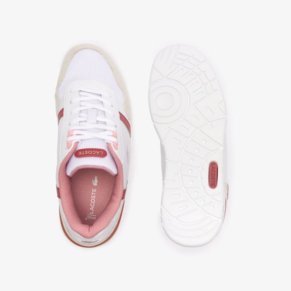 Lacoste Barn/Ungdom T-Clip Snörskor 5.5 UK Vit/Rosa White/Pink 5.5 UK