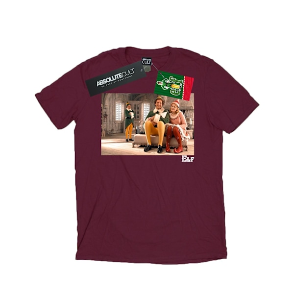 Elf Herr Familj T-Shirt M Burgundy Burgundy M