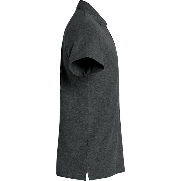 Clique Herr Basic Melange Poloshirt XXL Antracit Anthracite XXL