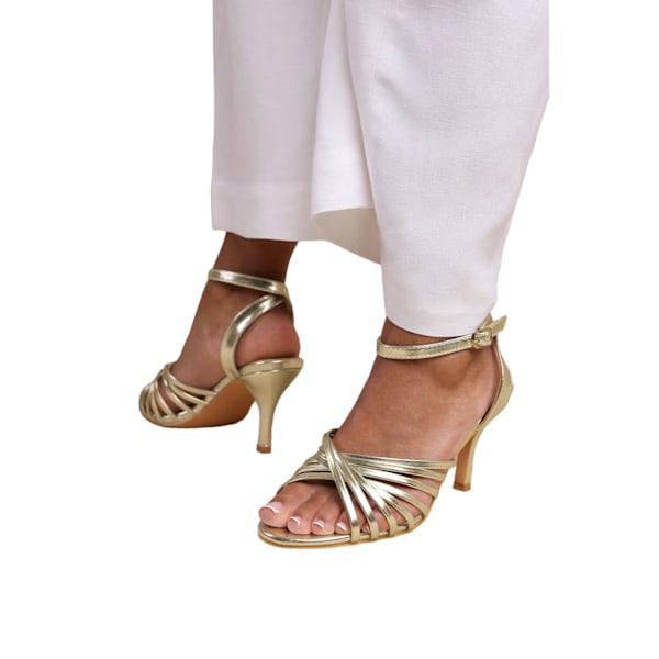 Where's That From Dam/Damer Cypern Metallic Multi Crossover Gold 4 UK Wide