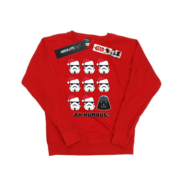 Star Wars Dam/Damer Jul Humbug Sweatshirt XXL Röd Red XXL