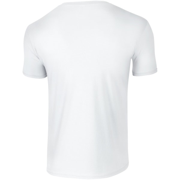 Gildan Herr Kortärmad Soft-Style T-shirt 5XL Vit White 5XL
