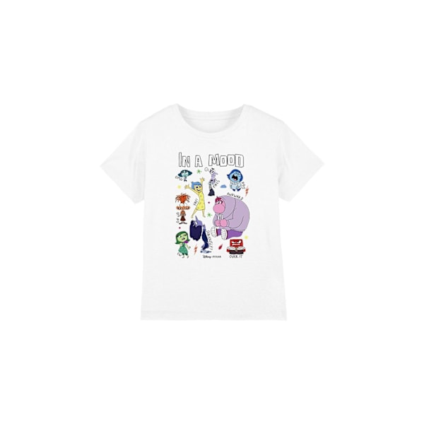 Insidan Ut 2 Barn/Kids In A Mood T-Shirt 3-4 År Vit White 3-4 Years