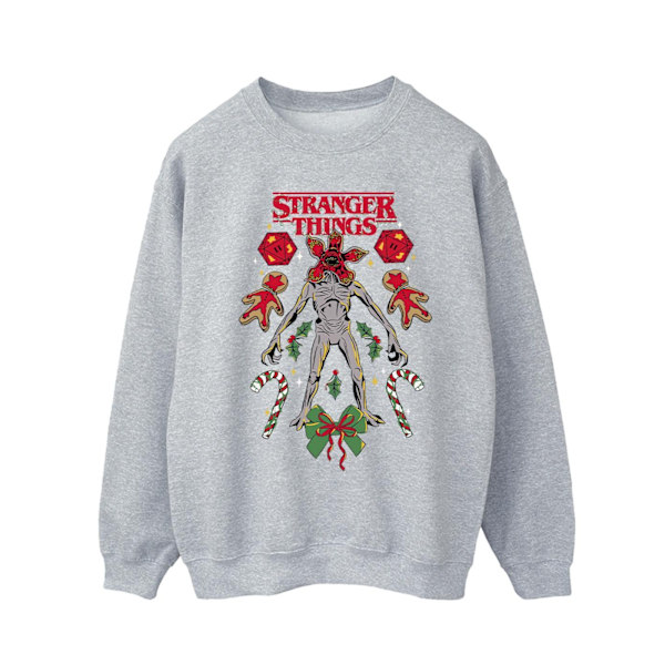 Netflix Herr Stranger Things Jul Demogorgon Sweatshirt M Sports Grey M