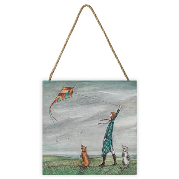 Joe Ramm Dancing In The Wind Print 20cm x 20cm x 2.7cm Multicol Multicoloured 20cm x 20cm x 2.7cm