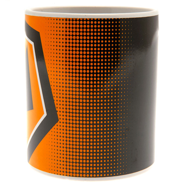 Wolverhampton Wanderers FC Crest Mug One Size Gul/Svart/Vit Yellow/Black/White One Size