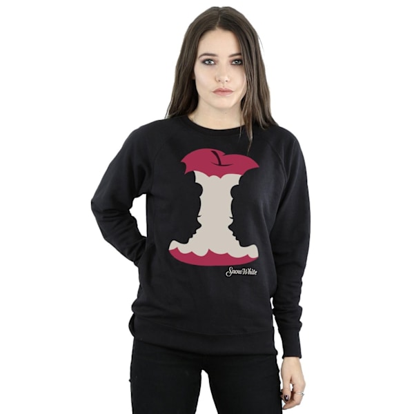 Disney Princess Dam/Damer Snövit Silhuett Sweatshirt Black XXL