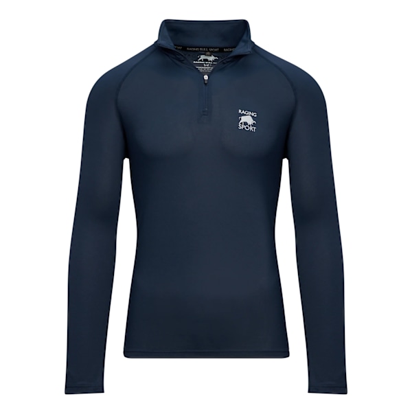 Raging Bull Herrarnas Prestanda Kvart Zip Långärmad Spårjacka Navy S
