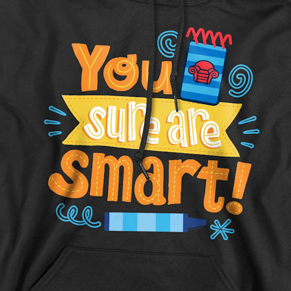 Blue´s Clues & You! Herr You Sure Are Smart! Hoodie M Svart Black M