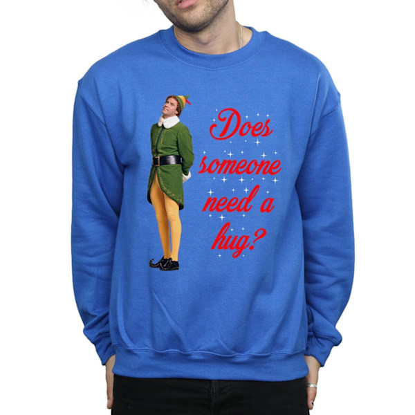 Elf Herr Hug Buddy Sweatshirt S Royal Blue Royal Blue S
