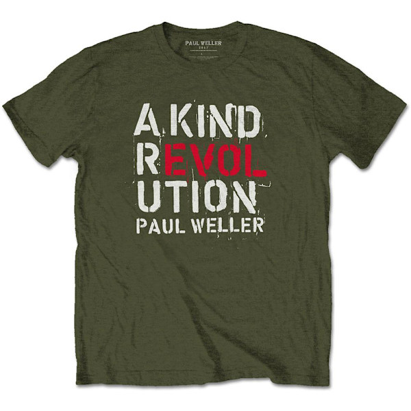 Paul Weller Unisex Adult A Kind Revolution T-Shirt M Military G Military Green M