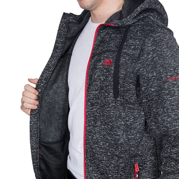 Trespass Odeno Fleecejacka Herr XS Svartmelerad Black Marl XS