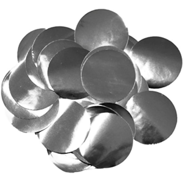 Oaktree Pyöreä Metallifolio Konfetti 14g Hopea Silver 14g