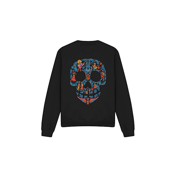 Coco Unisex Vuxen Day Of The Dead Rivera Familj Döskalle Sweatshirt Black XXL