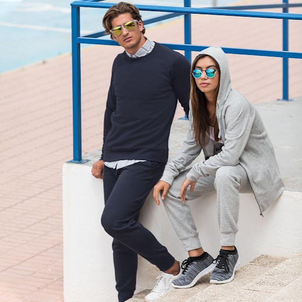 Skinnifit Herr Slim Cuffed Joggingbyxor/Trousers L Marinblå Navy L
