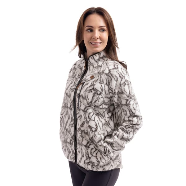 Trespass Jessie mönstrad fleecejacka för dam XL Ghost Ghost XL