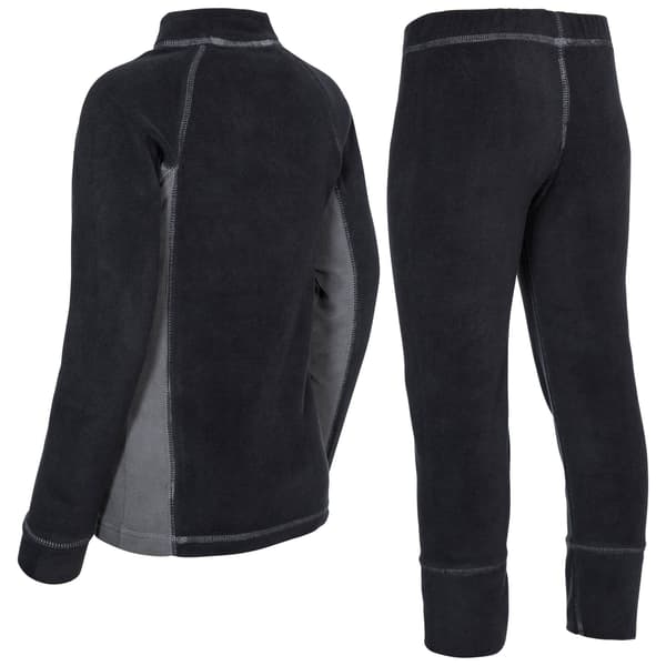 Trespass Bubbles Fleece Underställ för Barn Black 11-12 Years