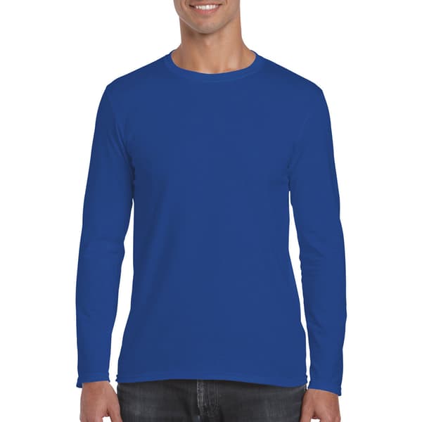 Gildan Herr Soft Style Långärmad T-shirt M Royal Royal M