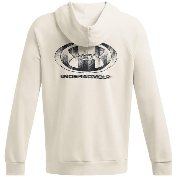 Under Armour Rival Raglan-huvtröja med dragsko för herrar L Vit White L