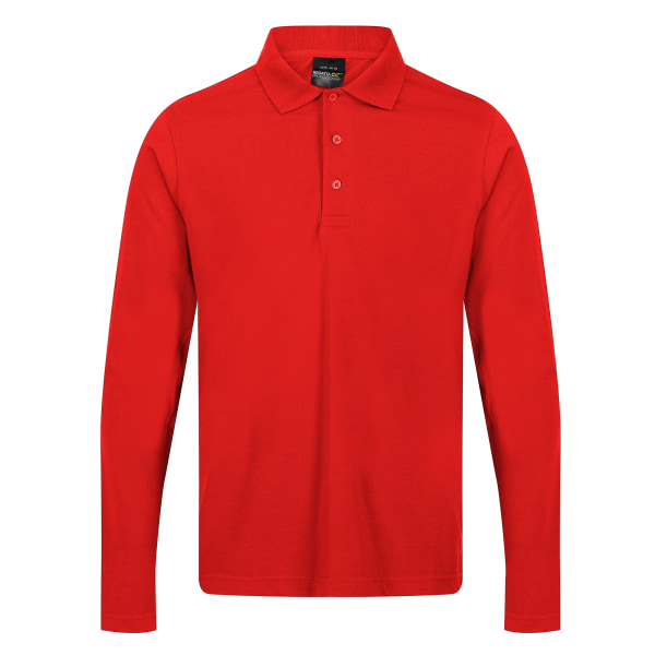 Regatta Pro Långärmad Poloskjorta L Klassisk Röd Classic Red L
