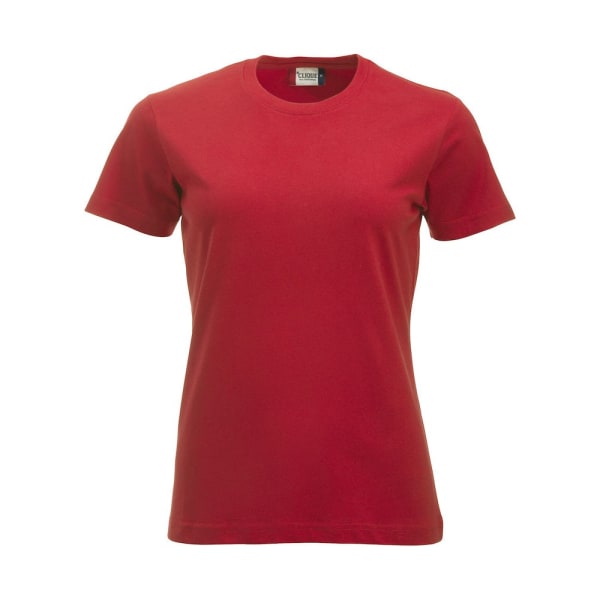 Clique Dam/Dam Ny klassisk T-shirt M Röd Red M