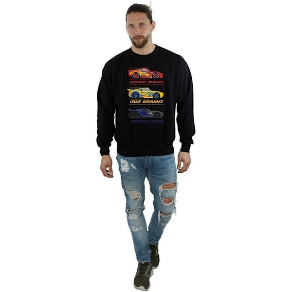 Cars Herr Racer Profil Bomullströja 3XL Svart Black 3XL